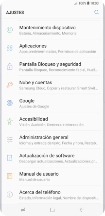 Pulsa Actualización de software.
