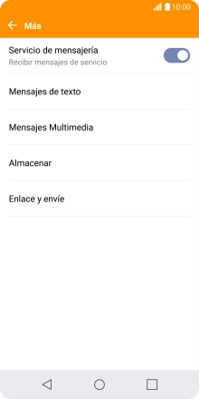 Pulsa Mensajes de texto. Pulsa Mensajes de texto.
