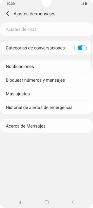 Pulsa Más ajustes.