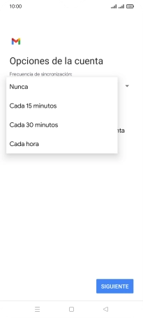 Pulsa el ajuste deseado. Pulsa el ajuste deseado.
