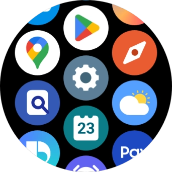 Pulsa el icono de ajustes.