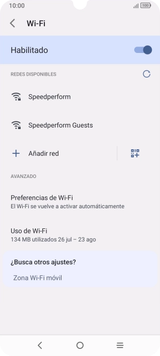 Pulsa la red wifi deseada. Pulsa la red wifi deseada.