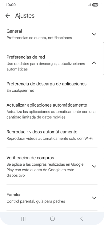 Pulsa Actualizar aplicaciones automáticamente. Pulsa Actualizar aplicaciones automáticamente.