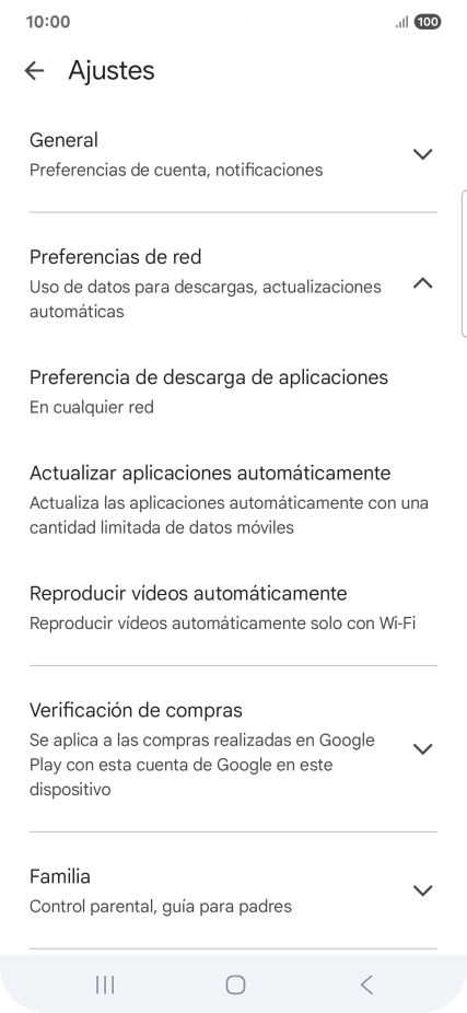 Pulsa Actualizar aplicaciones automáticamente. Pulsa Actualizar aplicaciones automáticamente.