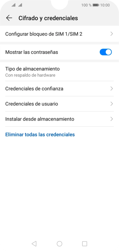 Pulsa Configurar bloqueo de ‹SIM›. Pulsa Configurar bloqueo de ‹SIM›.