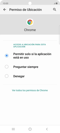 Pulsa el ajuste deseado. Pulsa el ajuste deseado.
