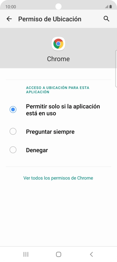 Pulsa el ajuste deseado. Pulsa el ajuste deseado.