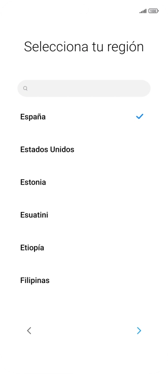 Pulsa el país o el área deseados. Pulsa el país o el área deseados.
