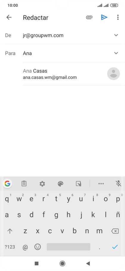 Pulsa el contacto deseado. Pulsa el contacto deseado.