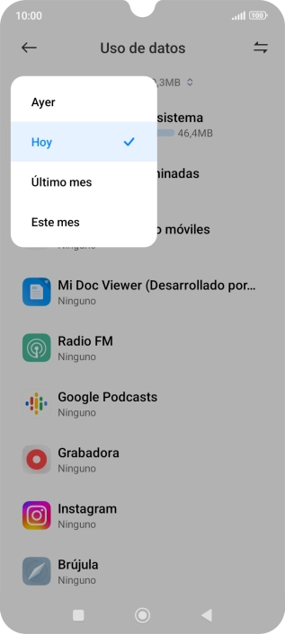 Pulsa el ajuste deseado. Pulsa el ajuste deseado.
