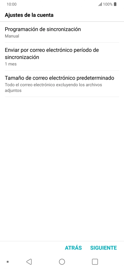 Pulsa Programación de sincronización. Pulsa Programación de sincronización.