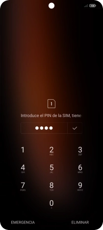 Si lo solicita el teléfono, introduce el código PIN y pulsa el icono de aceptar. Si lo solicita el teléfono, introduce el código PIN y pulsa el icono de aceptar.