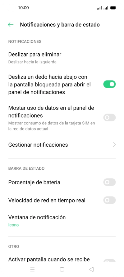 Pulsa Gestionar notificaciones. Pulsa Gestionar notificaciones.