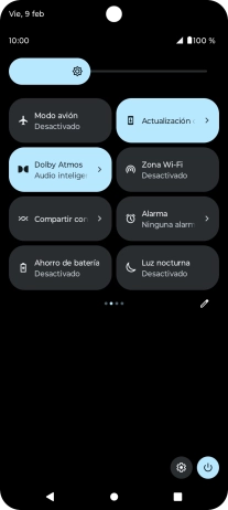 Pulsa Ahorro de batería para activar la función. Pulsa Ahorro de batería para activar la función.