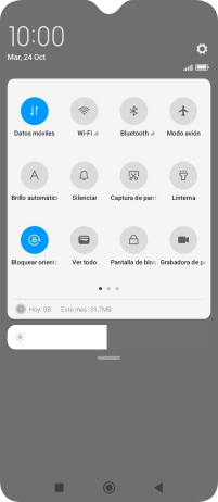 Pulsa Modo avión para activar o desactivar la función. Pulsa Modo avión para activar o desactivar la función.