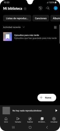 Pulsa la lista desplegable.