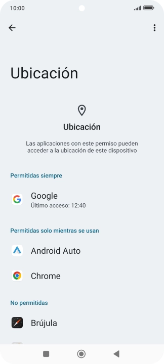 Pulsa la app deseada.