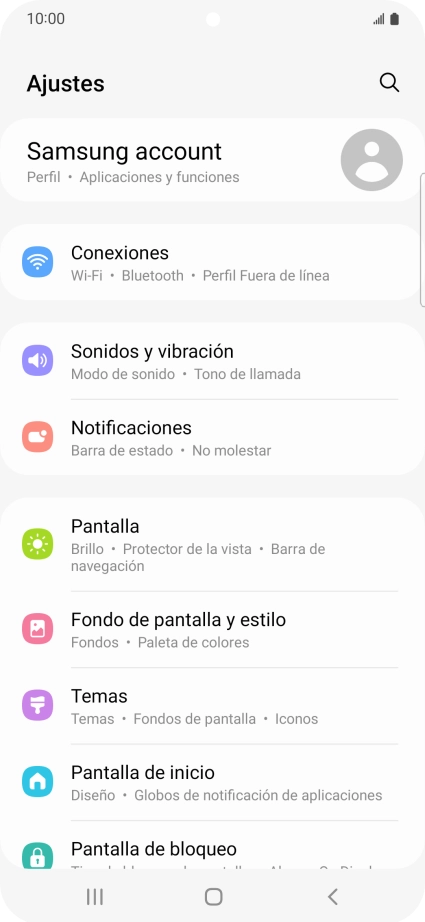 Pulsa Conexiones.