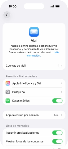 Pulsa Cuentas de Mail. Pulsa Cuentas de Mail.