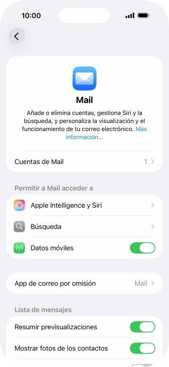 Pulsa Cuentas de Mail. Pulsa Cuentas de Mail.
