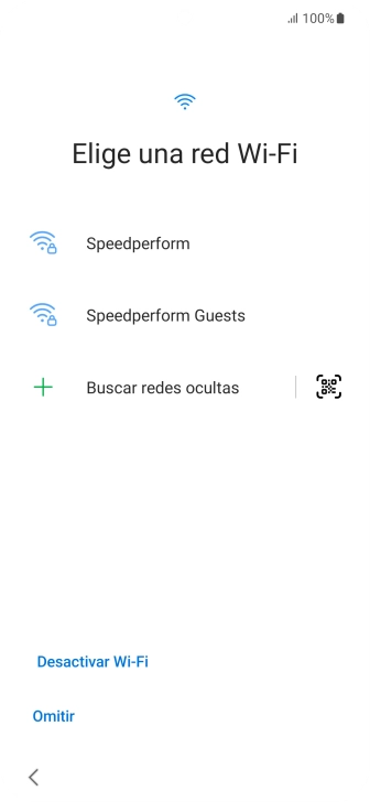Pulsa la red wifi deseada. Pulsa la red wifi deseada.