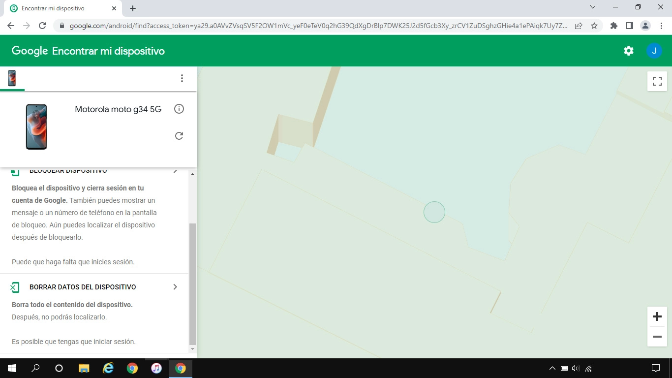 Haz clic en BORRAR DATOS DEL DISPOSITIVO y sigue las indicaciones de la pantalla para eliminar todo el contenido de tu teléfono. Ten en cuenta que ya no podrás utilizar la función de 