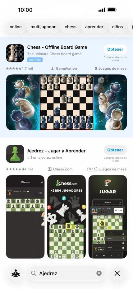 Pulsa la app deseada. Pulsa la app deseada.