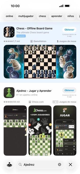 Pulsa la app deseada. Pulsa la app deseada.