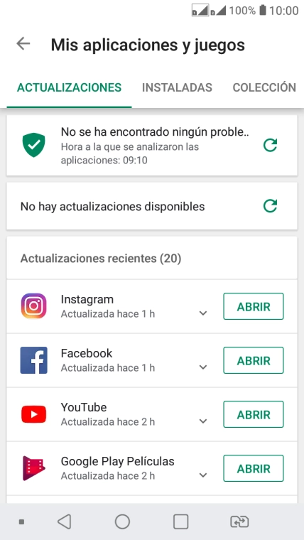 Pulsa INSTALADAS.