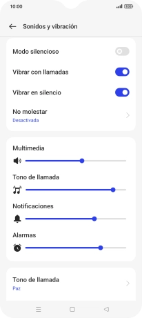 Pulsa Tono de llamada.