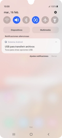 Pulsa Toca para otras opciones USB.. Pulsa Toca para otras opciones USB..