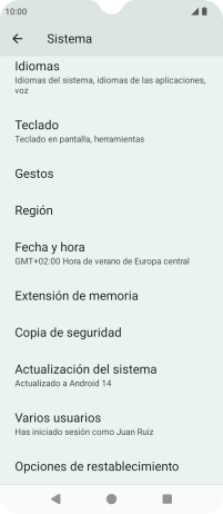 Pulsa Opciones de restablecimiento. Pulsa Opciones de restablecimiento.