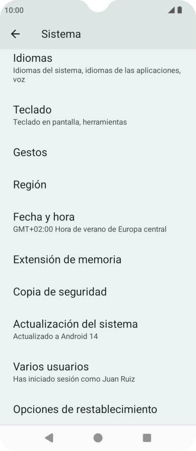 Pulsa Opciones de restablecimiento. Pulsa Opciones de restablecimiento.