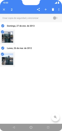 Pulsa el icono de compartir. Pulsa el icono de compartir.