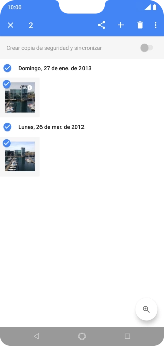 Pulsa el icono de compartir. Pulsa el icono de compartir.