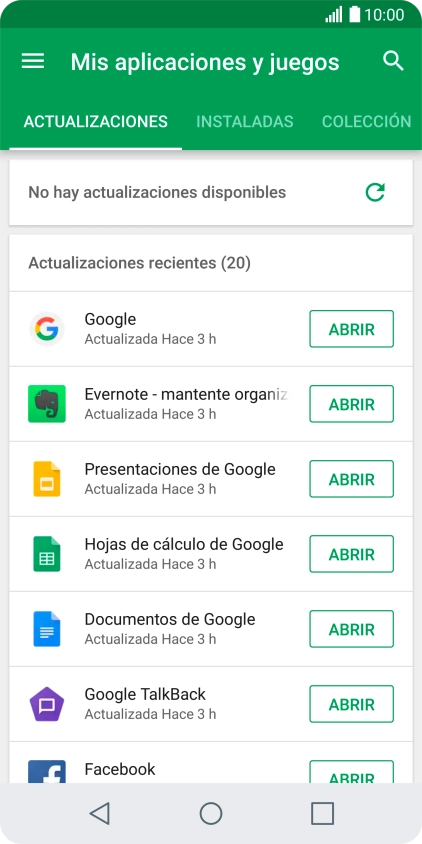 Pulsa INSTALADAS.