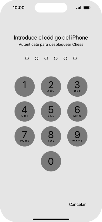 Utiliza el código de seguridad que has creado. La app ya no está bloqueada. Utiliza el código de seguridad que has creado. La app ya no está bloqueada.