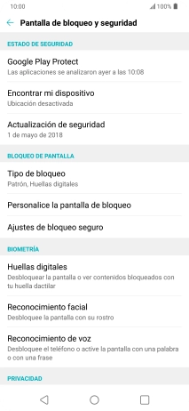 Pulsa Tipo de bloqueo. Pulsa Tipo de bloqueo.