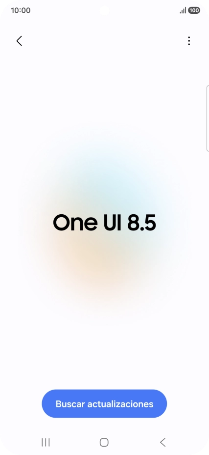 Pulsa Buscar actualizaciones. Si hay una versión de software nueva disponible, aparecerá ahora en la pantalla. Sigue las indicaciones de la pantalla para actualizar el software del teléfono. Pulsa Buscar actualizaciones. Si hay una versión de software nueva disponible, aparecerá ahora en la pantalla. Sigue las indicaciones de la pantalla para actualizar el software del teléfono.
