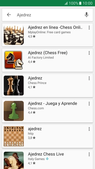 Pulsa la app deseada. Pulsa la app deseada.