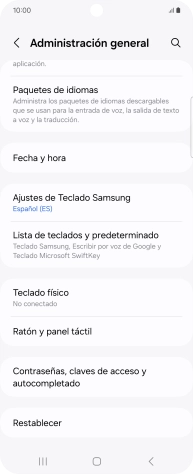 Pulsa Fecha y hora.