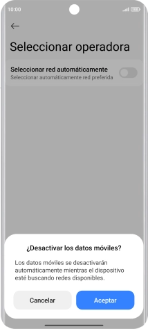 Pulsa Aceptar y espera mientras el teléfono está buscando redes. Pulsa Aceptar y espera mientras el teléfono está buscando redes.