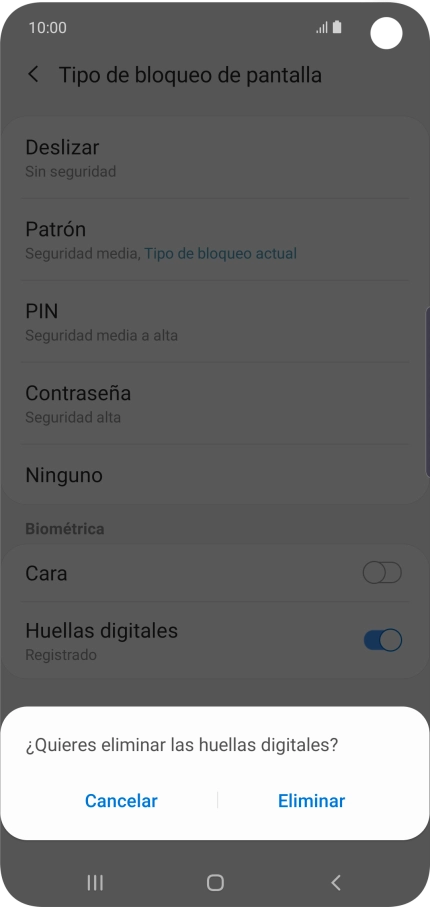 Pulsa Eliminar. Pulsa Eliminar.