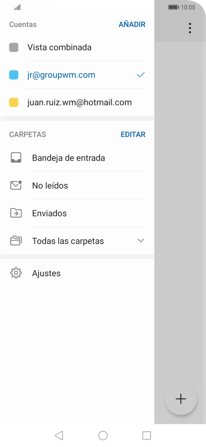 Pulsa Ajustes. Pulsa Ajustes.