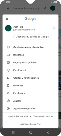 Pulsa Gestionar apps y dispositivo. Pulsa Gestionar apps y dispositivo.