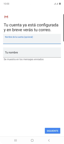 Pulsa Tu nombre e introduce el nombre del remitente. Pulsa Tu nombre e introduce el nombre del remitente.