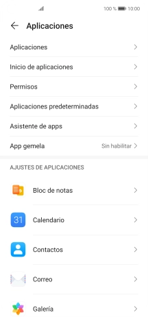 Pulsa Aplicaciones.
