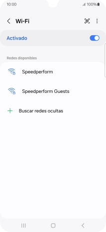 Pulsa la red wifi deseada.