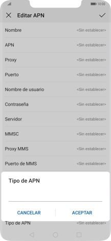 Introduce default y pulsa ACEPTAR. Introduce default y pulsa ACEPTAR.