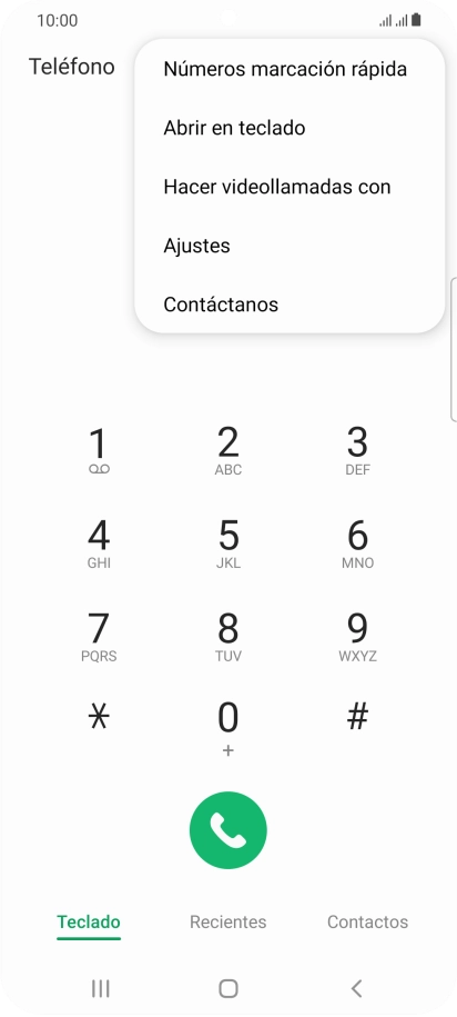Pulsa Ajustes.